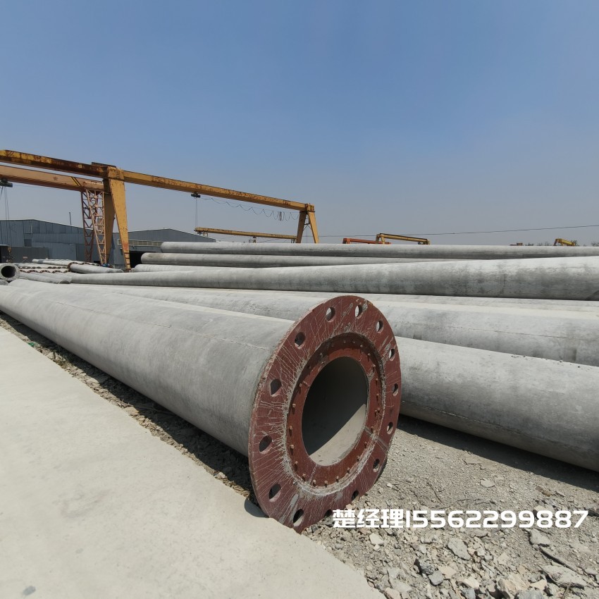 潮南12米无拉线电杆